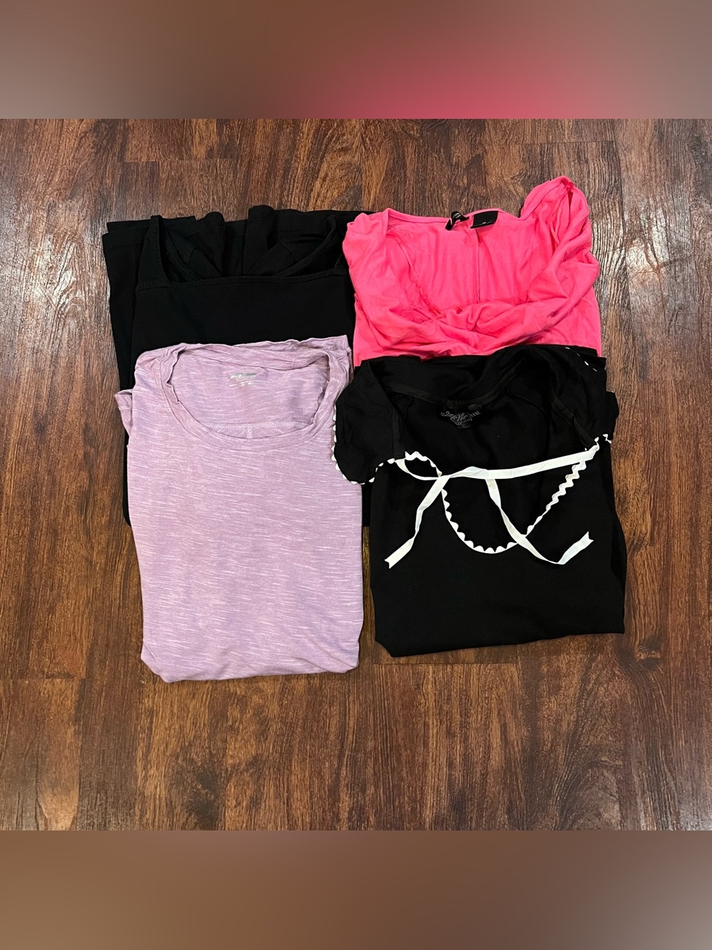 & Other Stories Pink Twist-Front Blouse